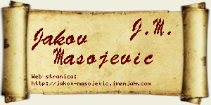 Jakov Mašojević vizit kartica